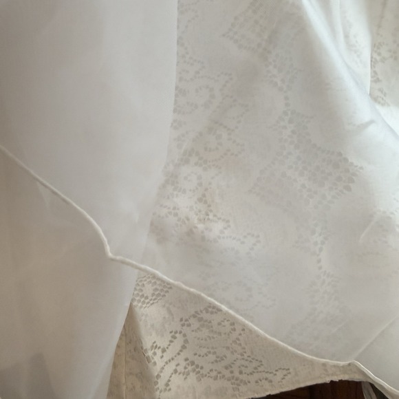 VTG Lorrie Deb San Francisco Wedding Dress Womens 11/12 Victorian Lace USA Read - Picture 13 of 14